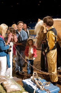 Showing off an American Cream at Arabian Nights' VIP Experience